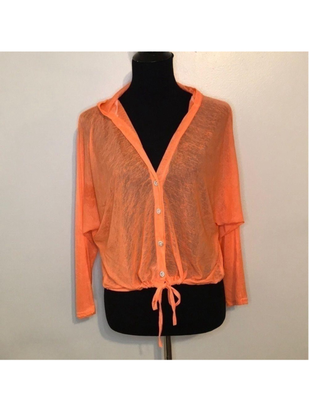 ORANGE SHEER JACKET - Picture 2 of 5